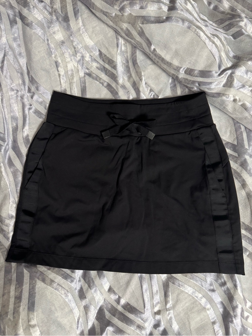 Athleta Black Women's Active Skort with Drawstring Waist